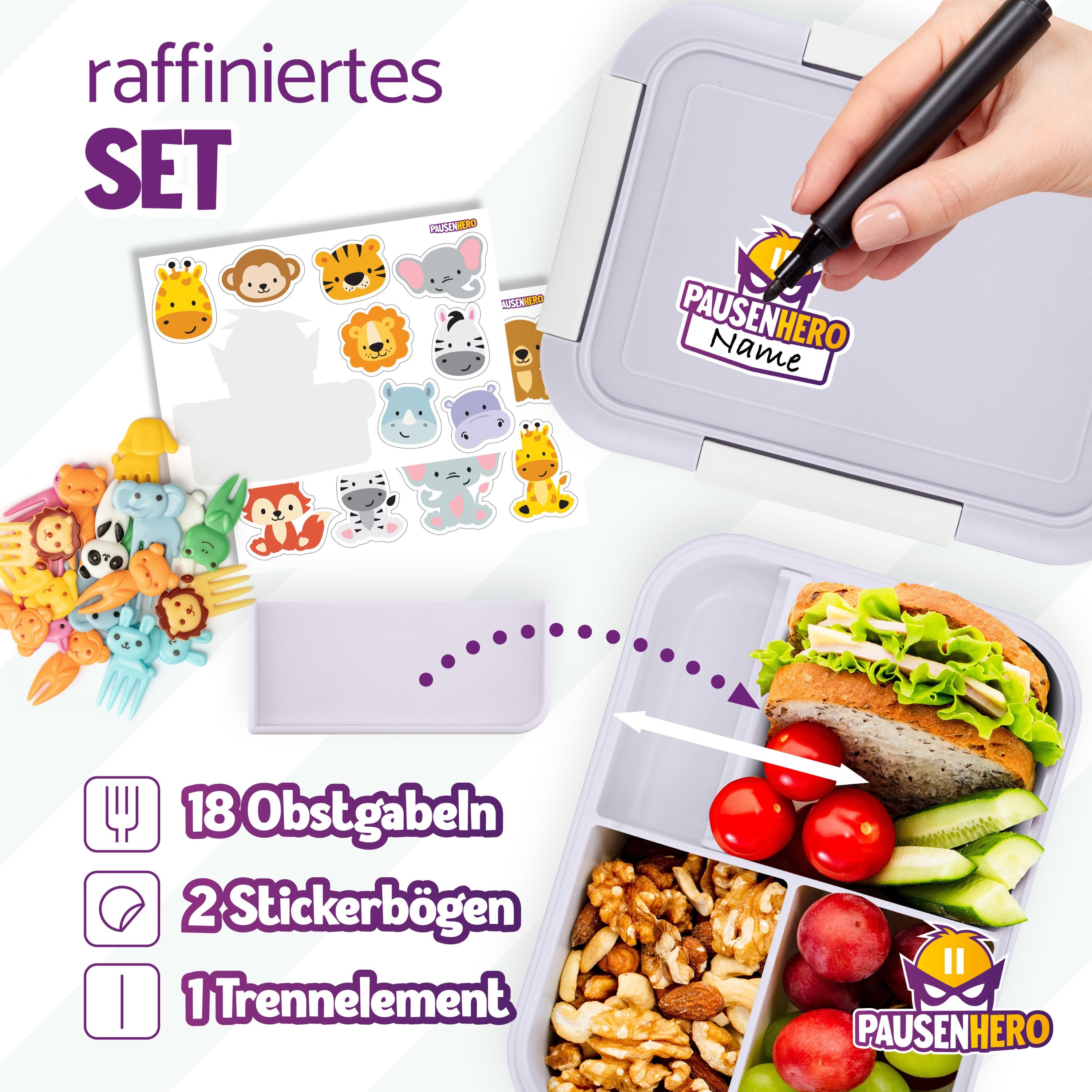 Brotdose mit Fächer