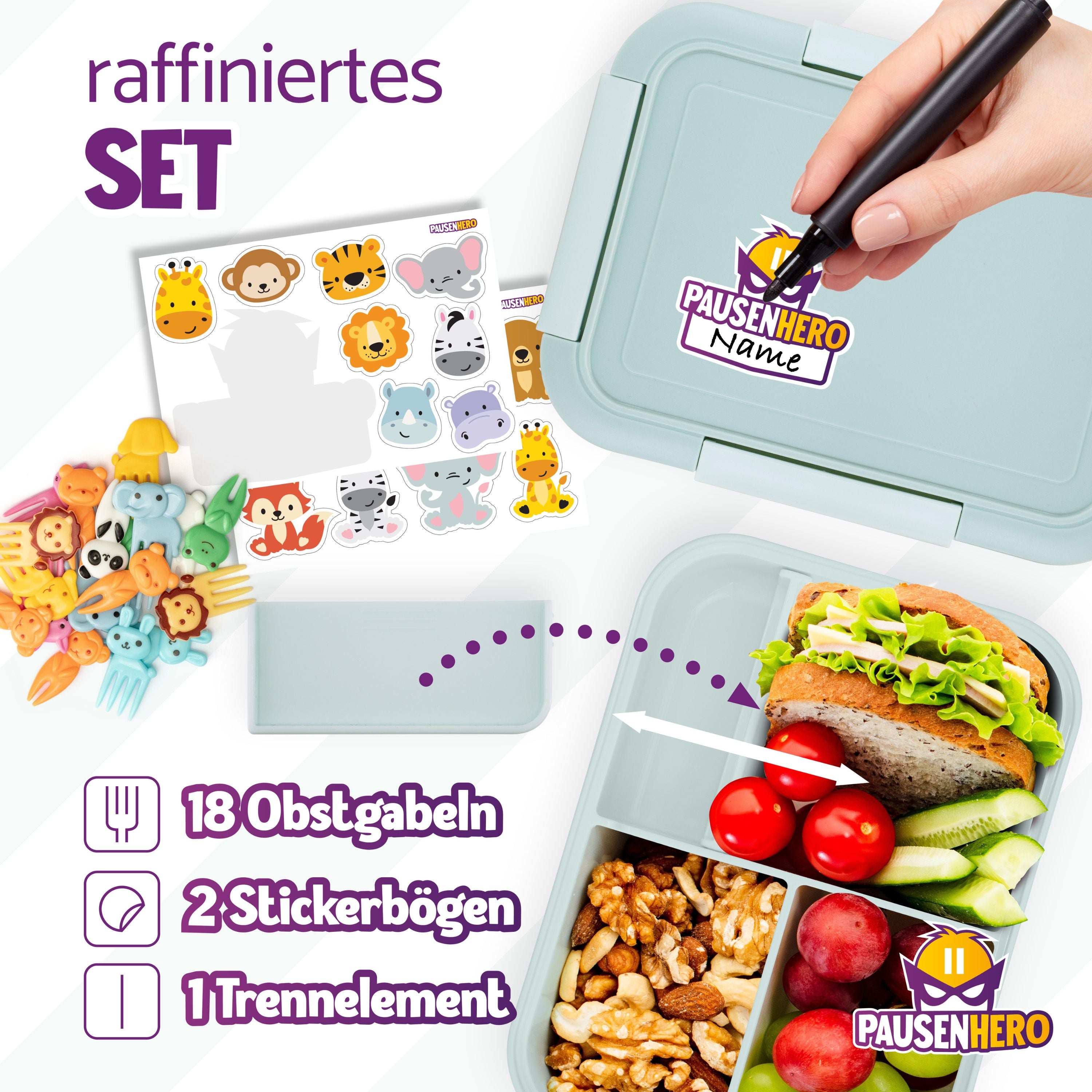 Brotdose mit Fächer